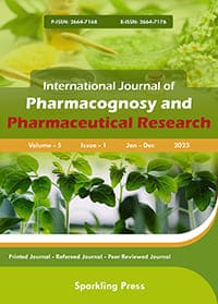International Journal of Pharmacognosy and Pharmaceutical Research Cover Page